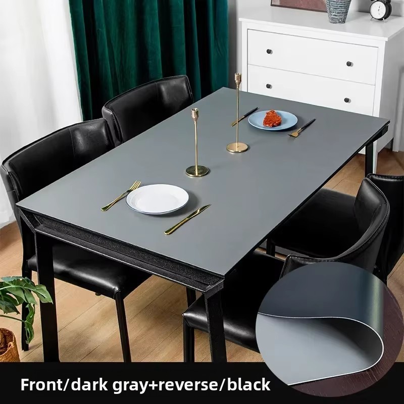 Wedding Tap - Solid color soft stretch leather table