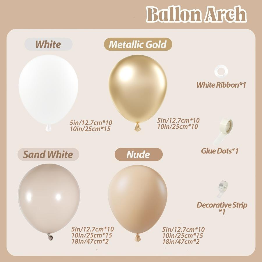 102pcs White Sand Metallic Gol - Wedding Supply Kit 评论和价格