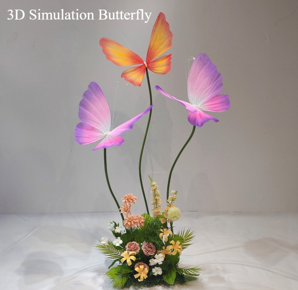 3D Simulation Butterfly Silk M - Wedding Supply Shops 评论和价格