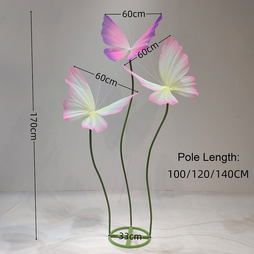 3D Simulation Butterfly Silk M - Wedding Supply Shops 评论和价格