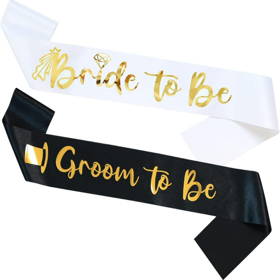 2pcs/1set Bachelorette Party S - Bridal Sash Ribbon 评论和价格