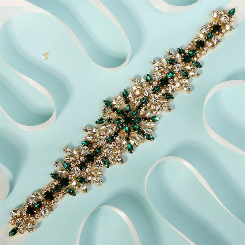 652F Shining Bridal Sash Belt  - Bridal Sash Ribbon 评论和价格