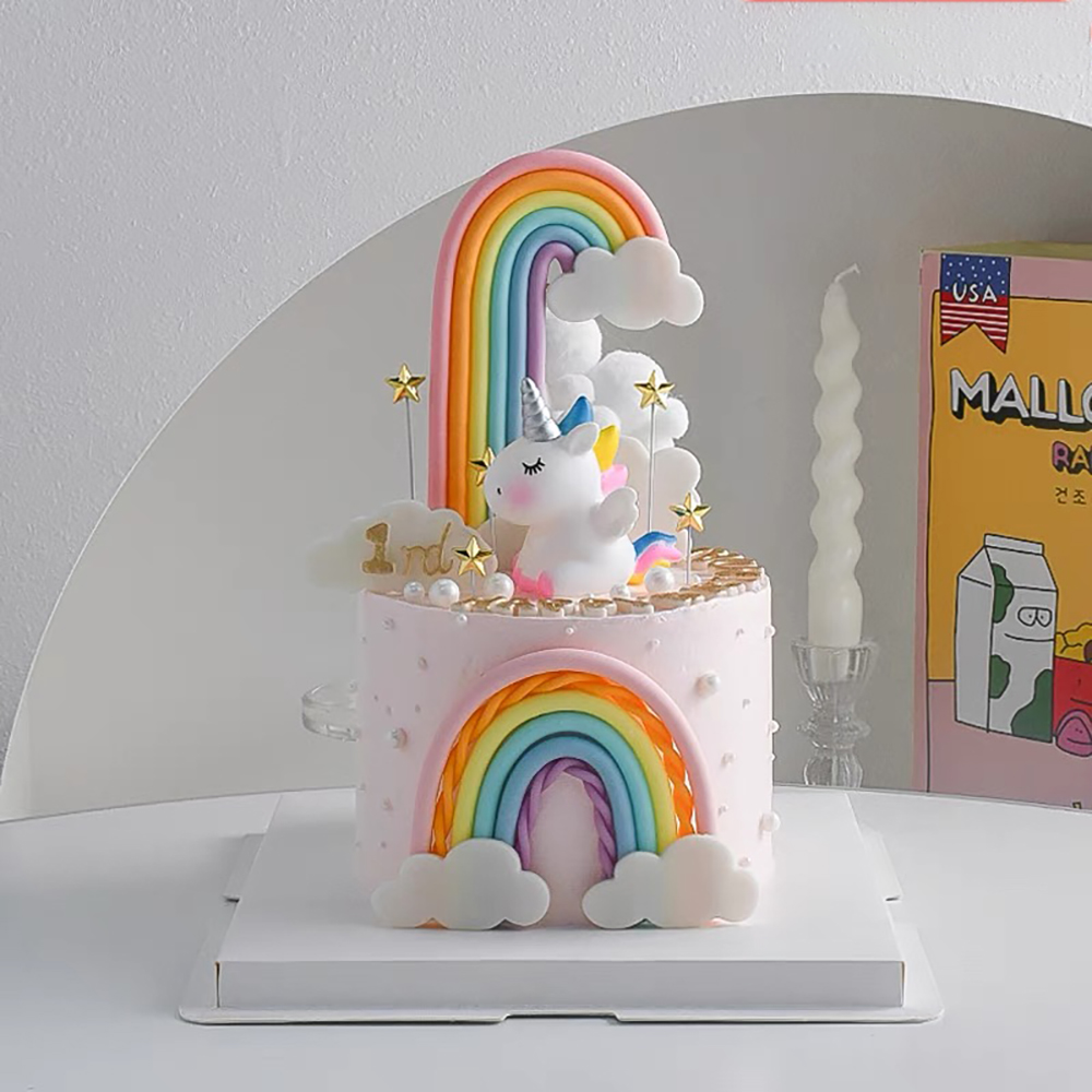 Colorful Unicorn Theme Rainbow - Wedding Supply Kit 评论和价格