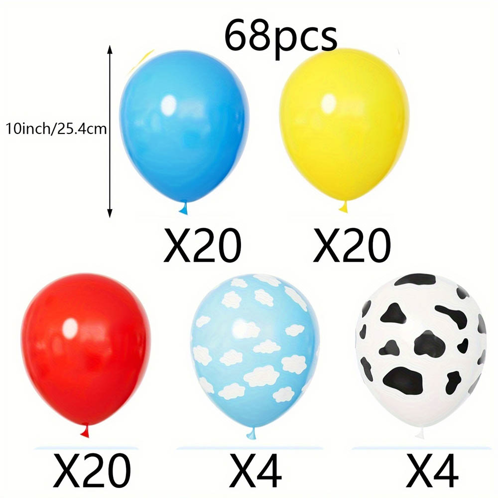 1set Story Balloon Yellow Blue - Wedding Supply Kit 评论和价格
