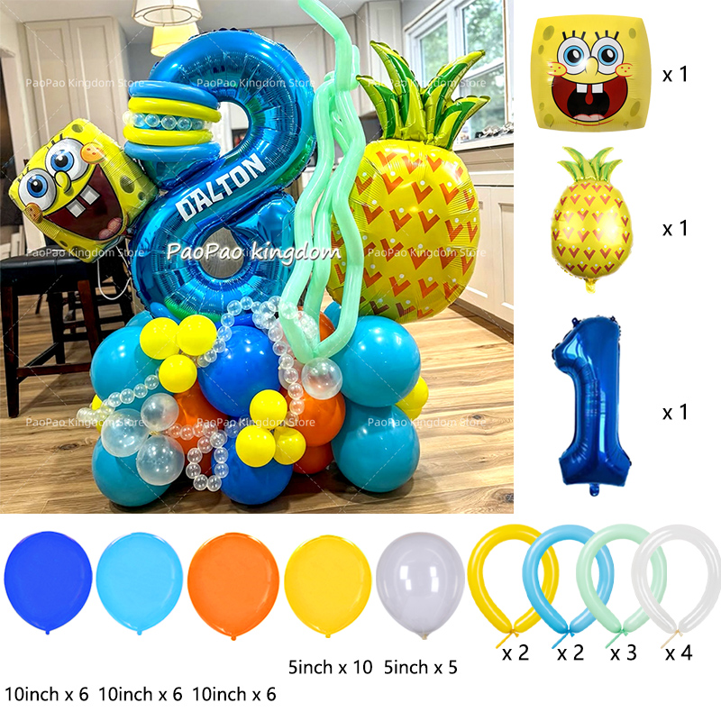 Cartoon SpongeBob Party Balloo - Wedding Supply Kit 评论和价格