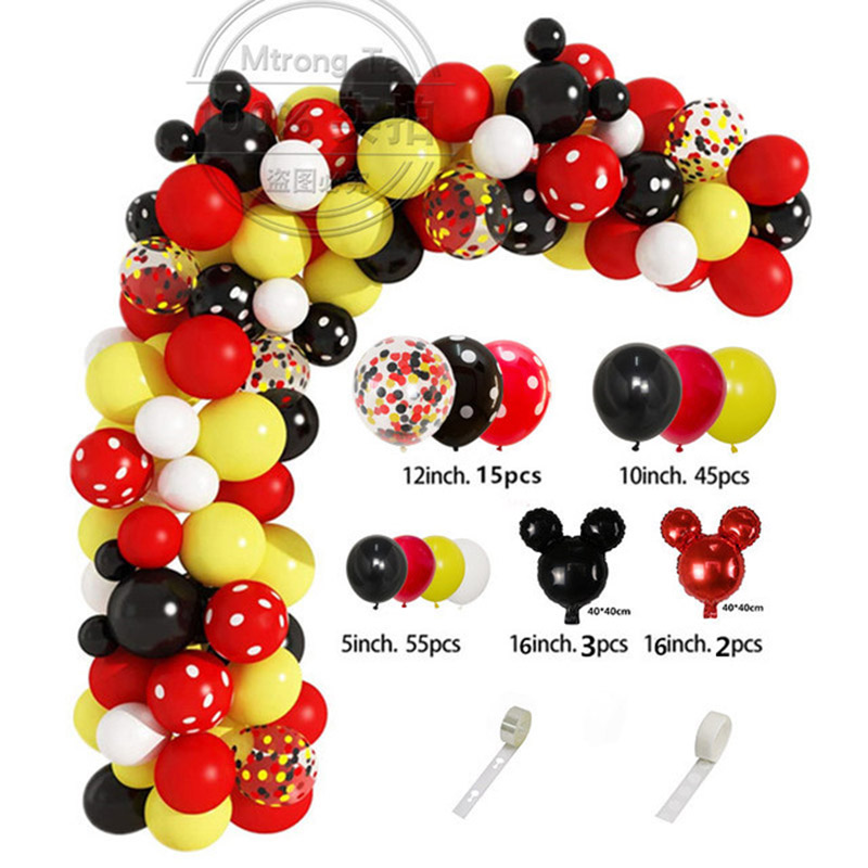 Red Black Yellow Balloon Garla - Wedding Supply Kit 评论和价格