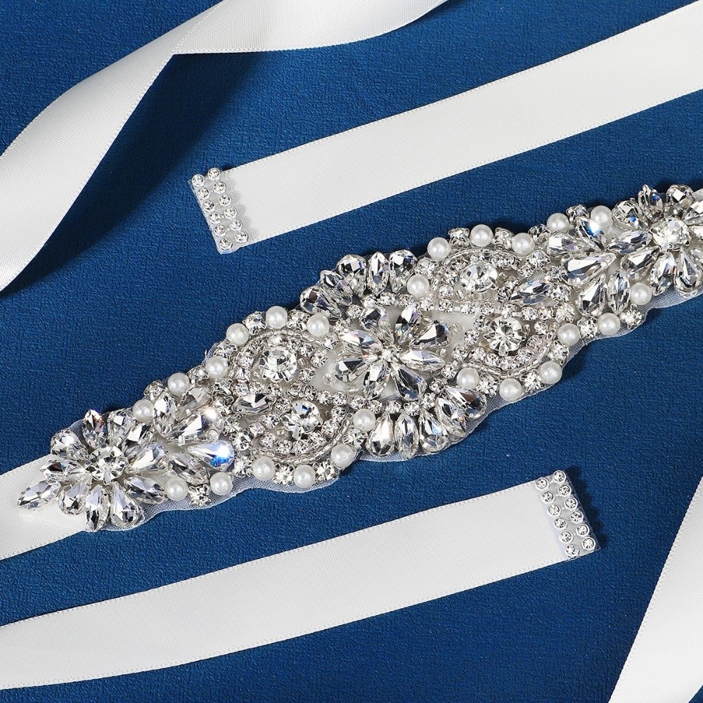 Sweet Ribbon Bridal Belt Long  - Bridal Sash Ribbon 评论和价格