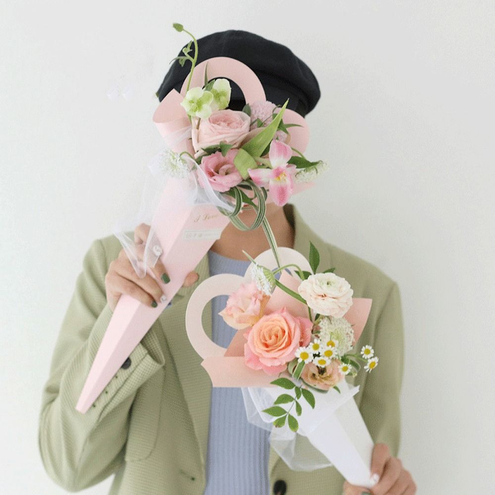 10pcs Romantic Heart Single Fl - Wedding Packaging 评论和价格