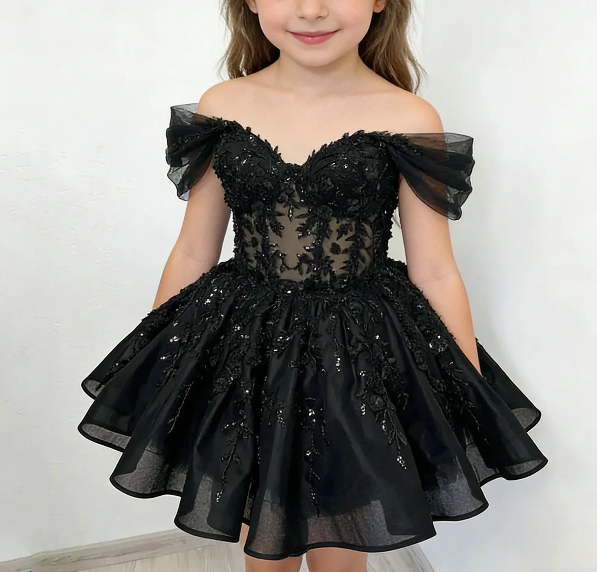 Customized Off Shoulder Black  - Bridal Sash Ribbon 评论和价格