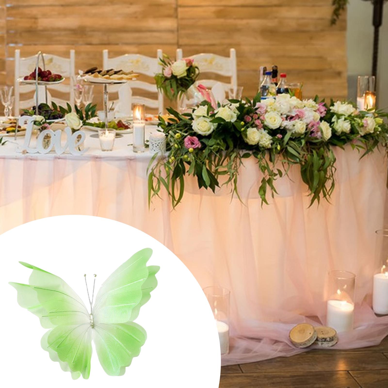 Yarn Artificial Butterfly Deco - Wedding Supply Shops 评论和价格